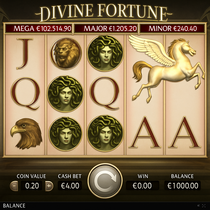 HappySpins - Divine Fortune Slot Game - NetEnt