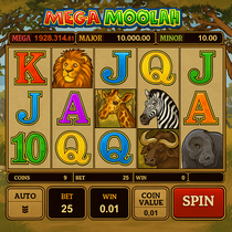 HappySpins - Mega Moolah Slot Game - Microgaming Jackpot